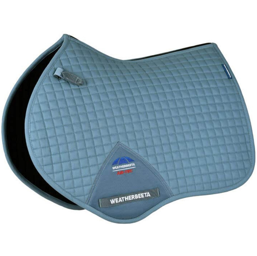 2025 Weatherbeeta Prime Air-Tec Jump Shaped Saddle Pad 1028251 - Washed Denim